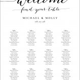 wedding seating chart