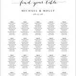 wedding seating chart