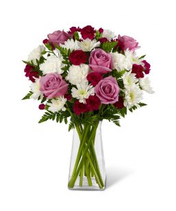 Beautiful Summer Bouquet With Sunflowers Helis