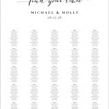 wedding seating chart