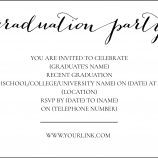 graduation party invitation