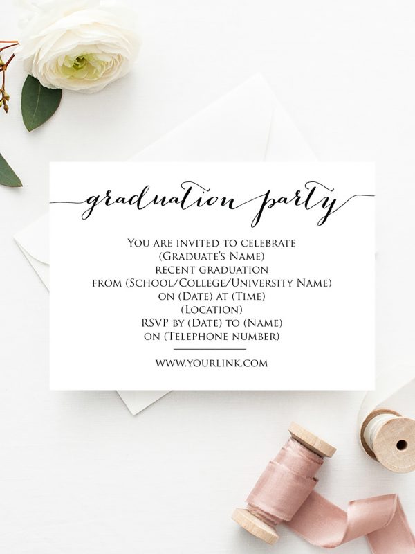 graduation party invite graduation party invite