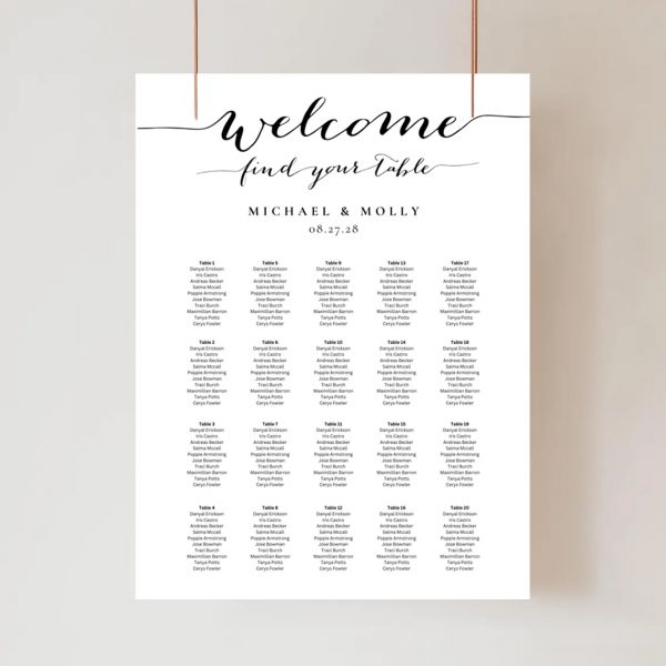 seating chart template seating chart template