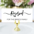 wedding reserved signs