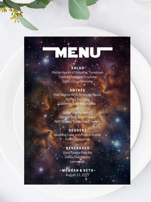 star wars wedding menu star wars wedding menu