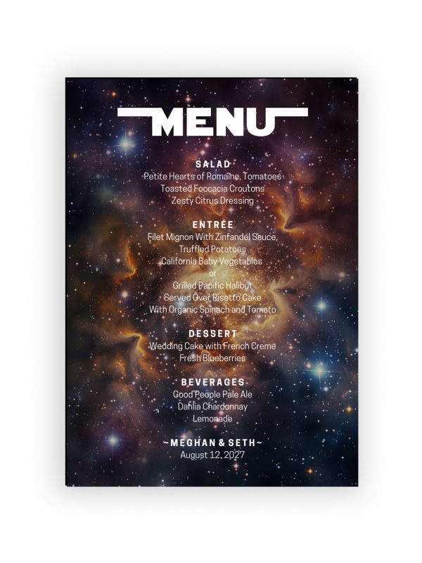 star wars wedding menu star wars wedding menu