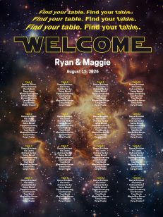 star wars seating chart