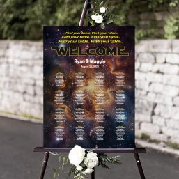 Star Wars Wedding Seating Chart