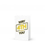 may the 4th be with you card