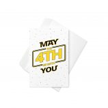 may the 4th be with you card