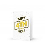 may the 4th be with you card