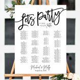 wedding seating chart