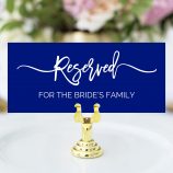 navy reserved sign