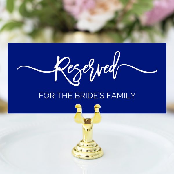 navy reserved sign navy reserved sign