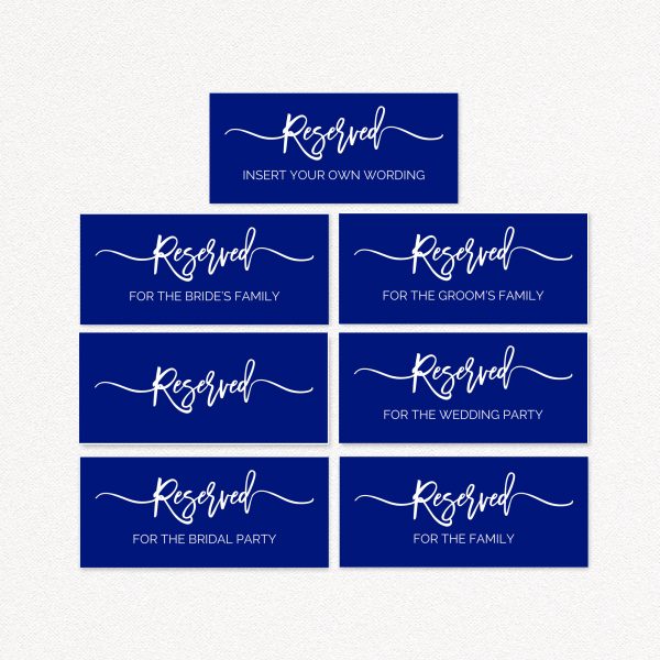 navy reserved sign navy reserved sign