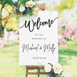 wedding welcome sign