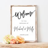 wedding welcome sign