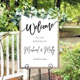wedding welcome sign