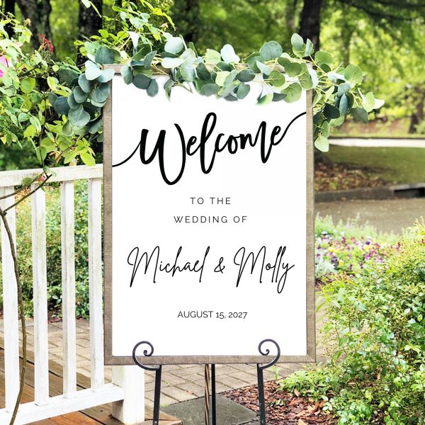 wedding welcome sign