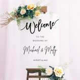 wedding welcome sign