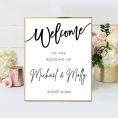 wedding welcome sign
