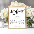 wedding welcome sign
