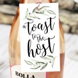 toast to the host tag