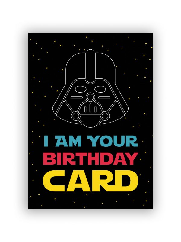 star wars birthday card