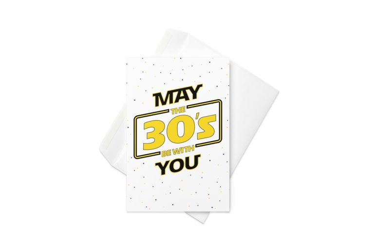 Celebrate Any Occasion with Our “May the 4th Be With You” Printable Greeting Card