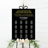 star wars wedding seating plan