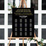 star wars wedding seating plan